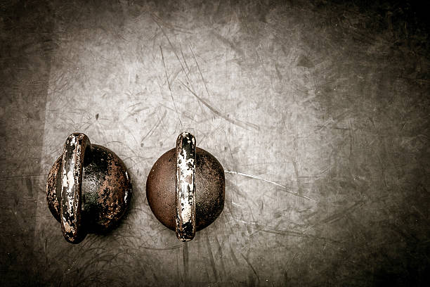 istock Kettle bells on the gym floor. 628659114