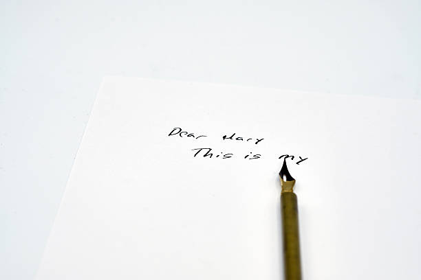 istock Feather Pen on the beginning of a letter 628661110