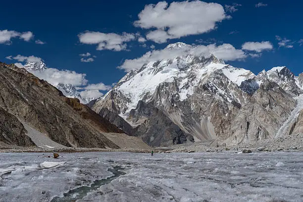 Broad peak view along the way to Ali camp, K2 trek, Pakistan, travel Asia