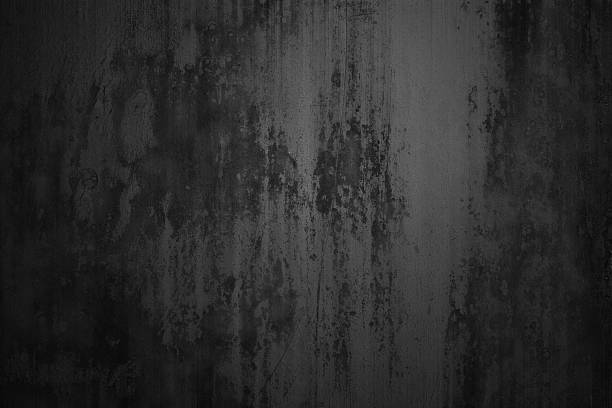 istock Black background, dark grunge abstract, Cement cracked texture u 628694404