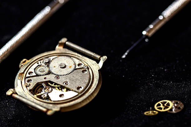 istock The process of repair mechanical watches 628695292