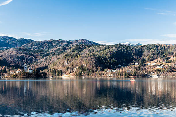 istock morning at the lake of Bled 628695994