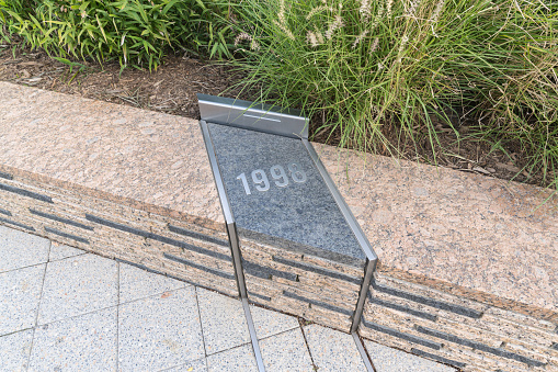 The Pentagon Memorial in Washington DC