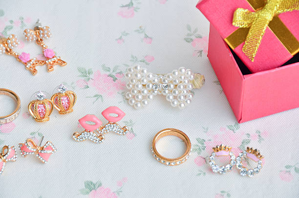 istock Jewelry box gifts at New Year. 628708654