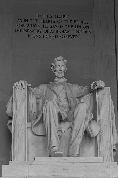 istock Lincoln Memorial inside view and inscription 628709620