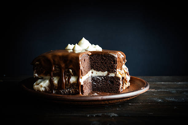 istock Delicious homemade chocolate cake 628712588