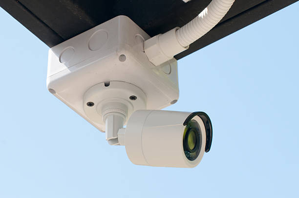 istock CCTV security cameras outside the white building 628712728