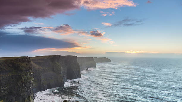 istock Cliffs of Moher at sunset in Co. Clare Ireland 628728106