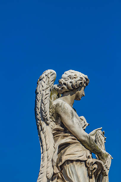 istock Angel statue at Sant Angelo Bridge in Rome 628735380