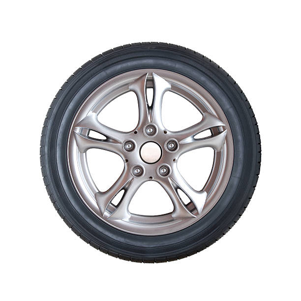 istock [Clipping Path!] Tire and Wheel isolated on white background 628738784