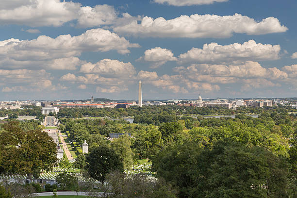 istock The view of Washington DC from Arlington Cemetery 628739178