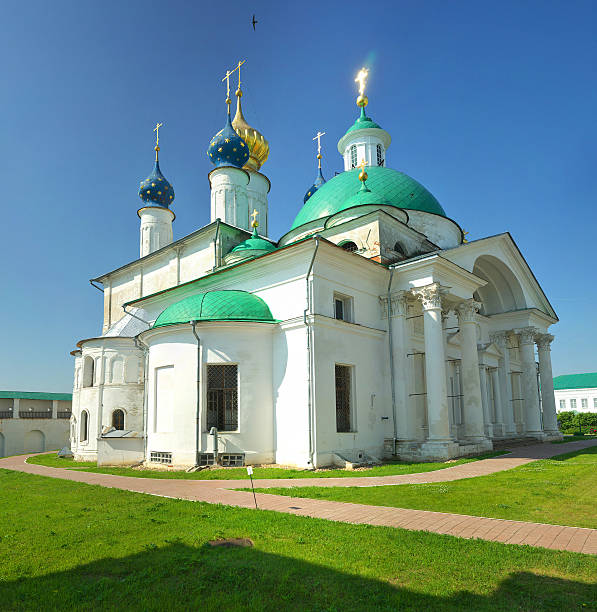 istock Summer landscape in Rostov Veliky. 628747014