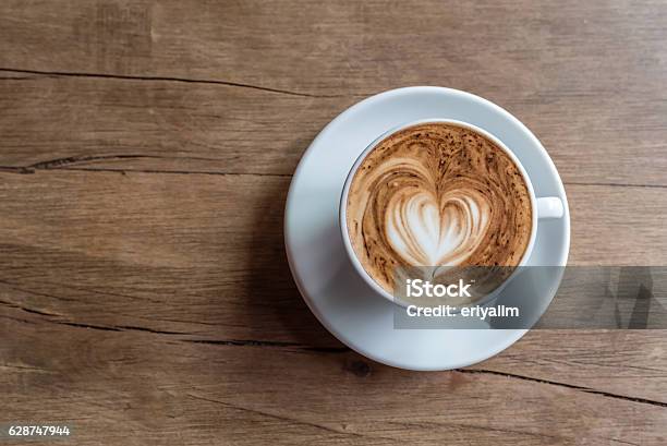 Hot Latte Stock Photo - Download Image Now - Animal Markings, Art, Art And Craft