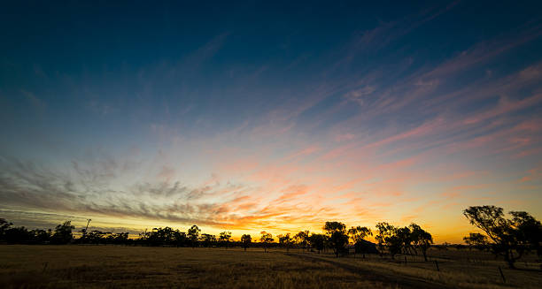 istock The beautiful sunset in the Hyden, Western Australia 628749666