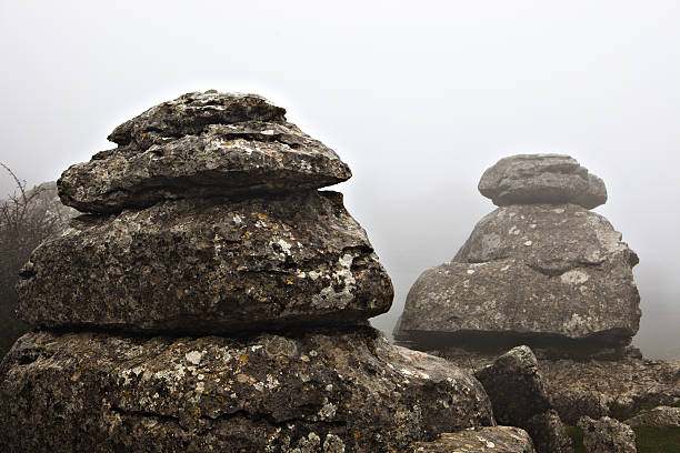 istock El Torcal De Antequera in the fog, Malaga, Spain 628751624