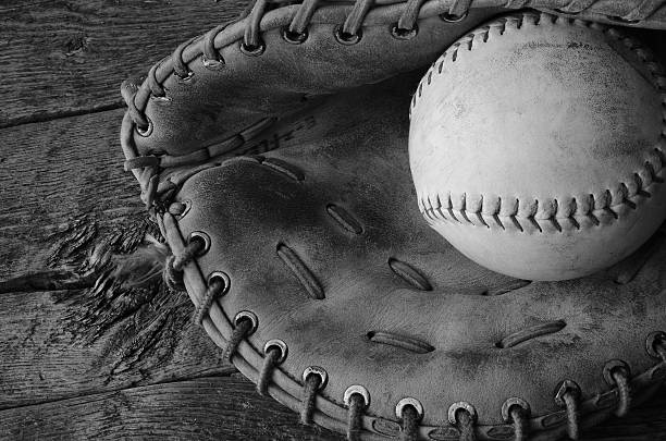 istock Old Baseball and Baseball Glove 628752346