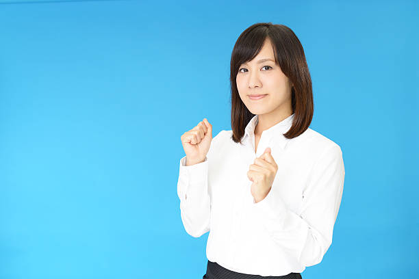 istock Business woman enjoying success 628760580