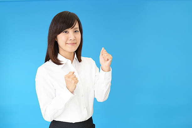 istock Business woman enjoying success 628760686