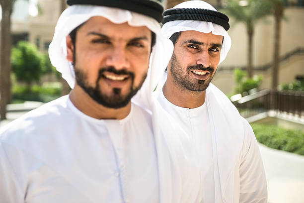 istock arabic sheik portrait standing on the city 628763990