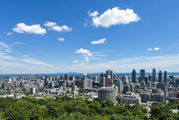 Montreal Skyline stock photo
