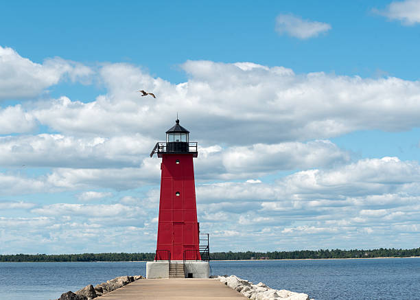 istock Manistique East Breakwater Lighthouse 628769020
