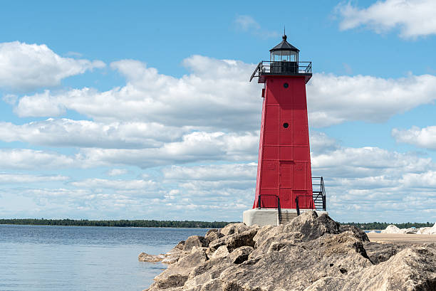 istock Manistique East Breakwater Lighthouse 628769052