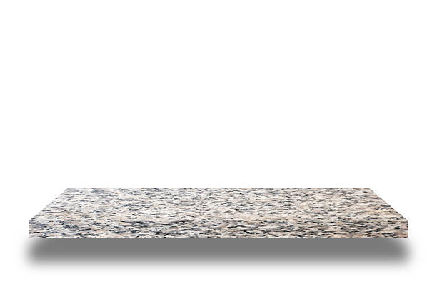 istock Natural Stone pattern countertop - used as background for displa 628769398