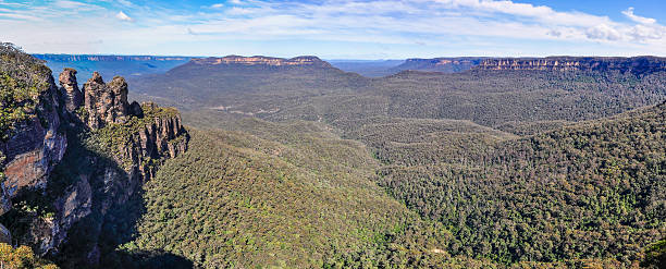 istock Panoramic view of Blue Mountains near Sydney, Australia 628789422