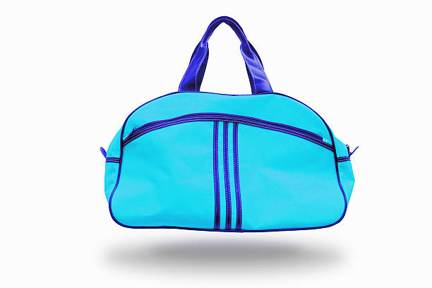 istock Light Blue sports bag 628789564