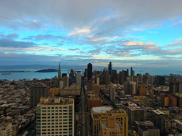 istock Nob Hill Aerial on Stormy Day 628791384