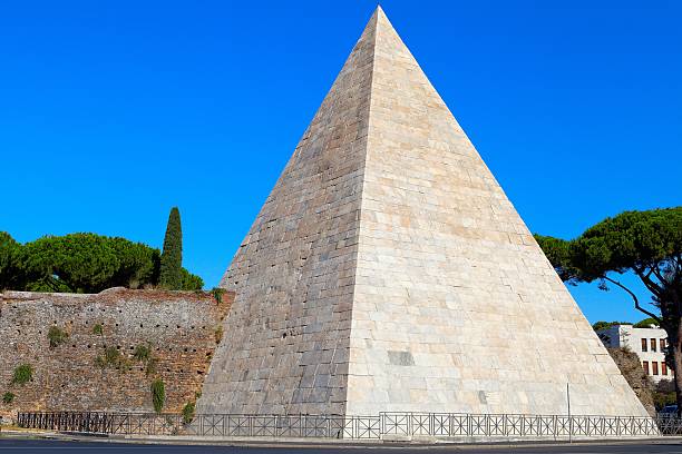 Pyramid Of Cestius In Rome