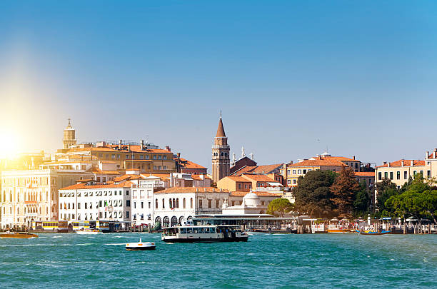 istock Venice. Italy. Bright ancient buildings ashore Canal Grande 628791844