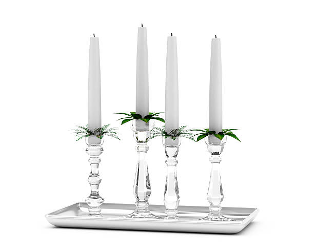 White bathroom tiles tiled wall interior bright natural light design and candle holder object candelabra decorations modern contemporary on shelf table drawer