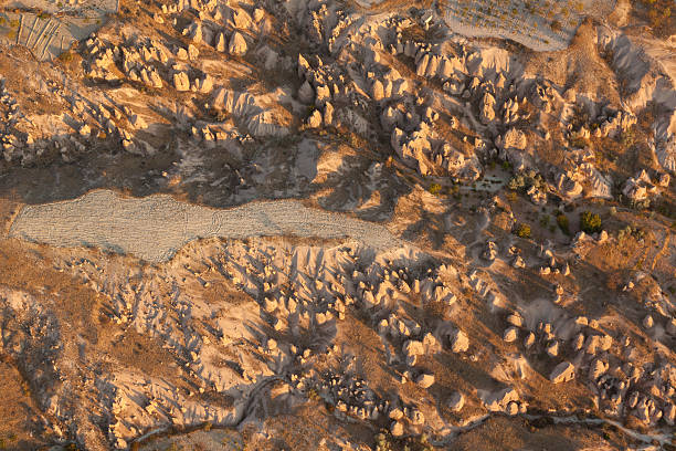 istock Looking down on the spires of Cappadocia, Turkey. 628814676