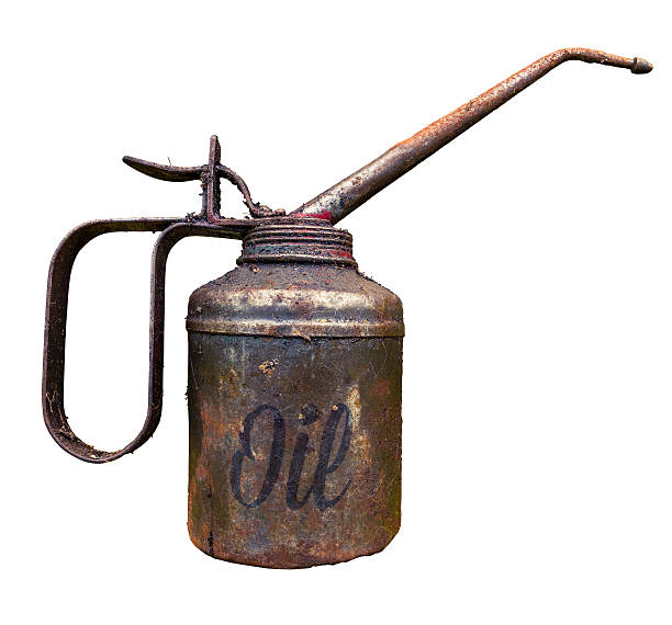 Vintage Oil Can Stock Photo - Download Image Now - Antique, Auto