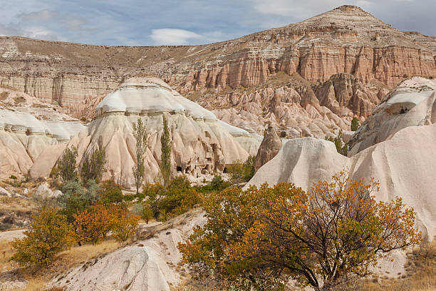 istock Cave dwelling ruins in Rose Valley, Cappadocia, Turkey. 628816124