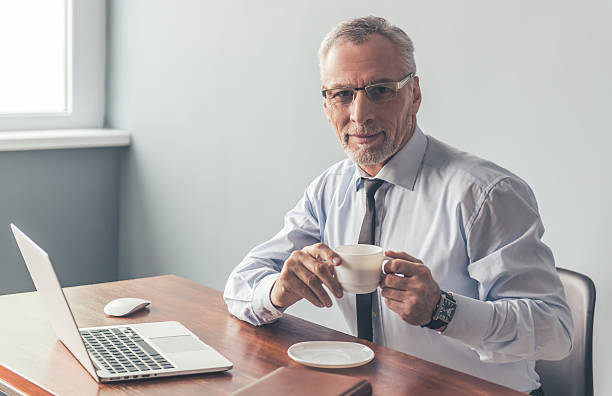 istock Handsome mature businessman 628816168