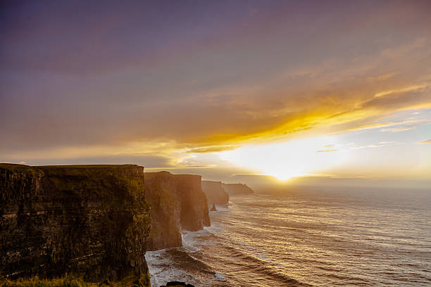 istock Cliffs of Moher at sunset in Co. Clare Ireland 628816572