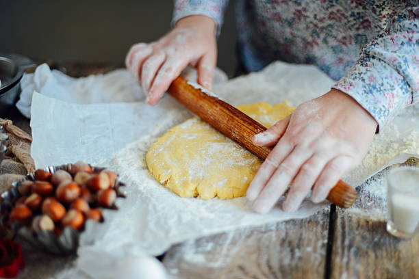 istock Homemade bakery making, gingerbread cookies close-up.  xmas swee 628821454