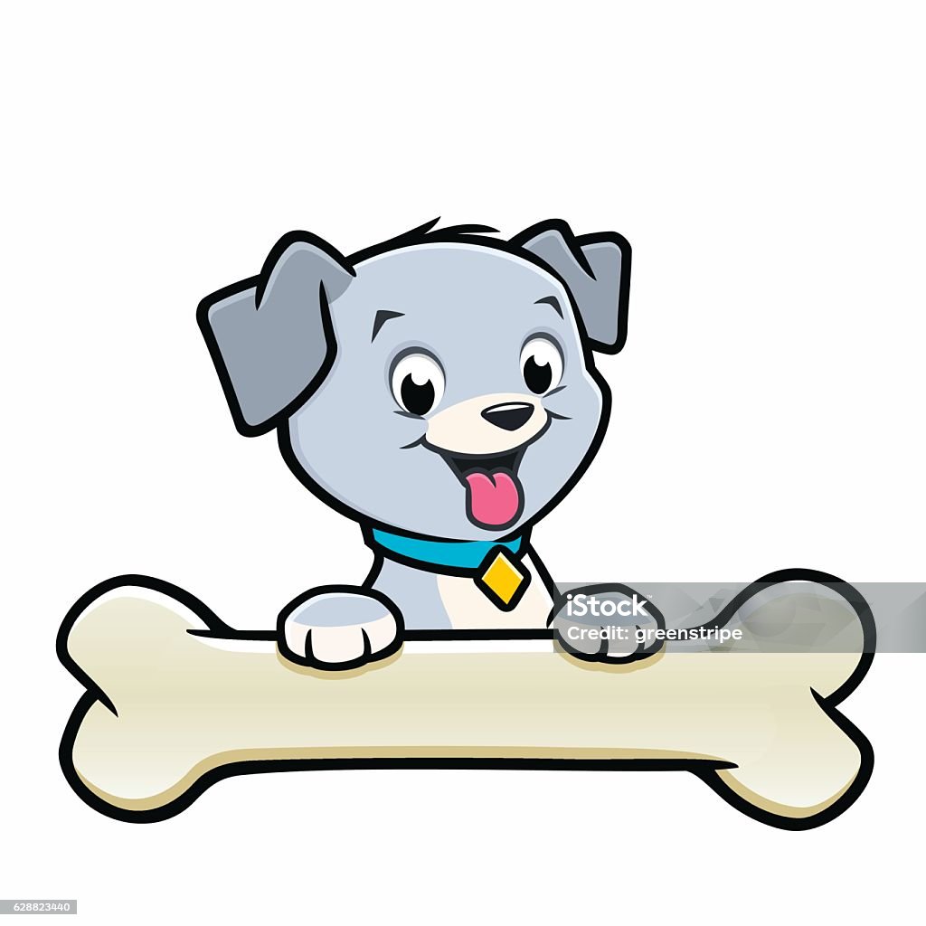 Ilustración de Dibujo Animado Perro Cachorro Hueso y más Vectores Libres de  Derechos de Hueso para perro - Hueso para perro, Alegre, Animal - iStock