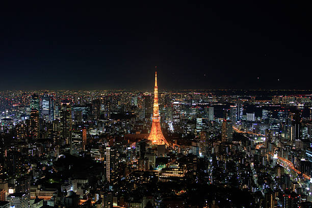 istock Night view of Tokyo 628835876