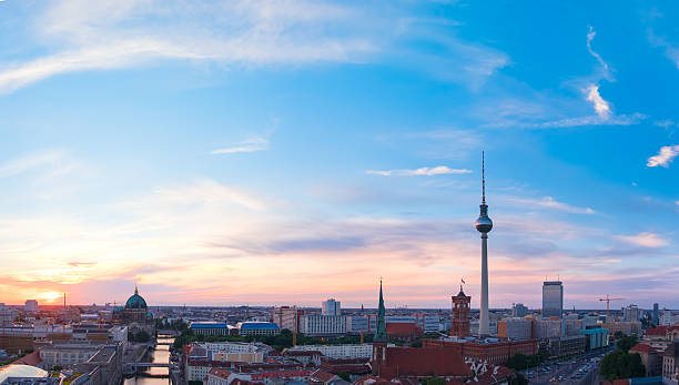 istock Skyline Of Berlin in Germany on a sunset 628838712