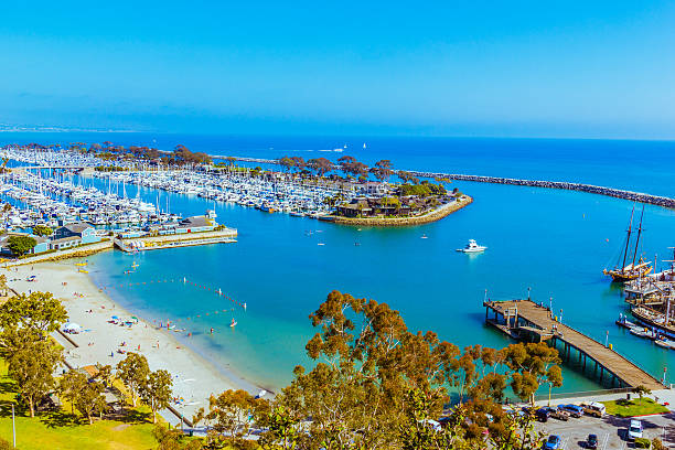 istock California coast shoreline at Dana Point Harbor, CA (P) 628839056