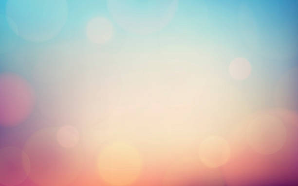 istock Abstract Vintage color background with bokeh and lens flare (vector) 628846222