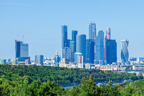 istock The view to Moscow skyscrapers 628846560