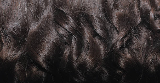 istock Black hair locks backdrop 628847750