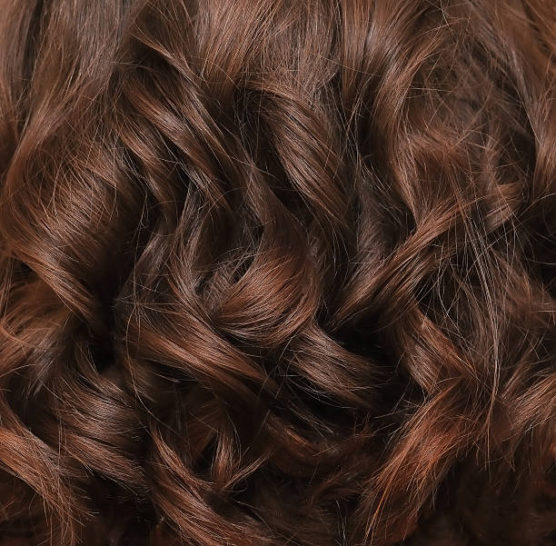 istock Brown hair lock closeup 628847888