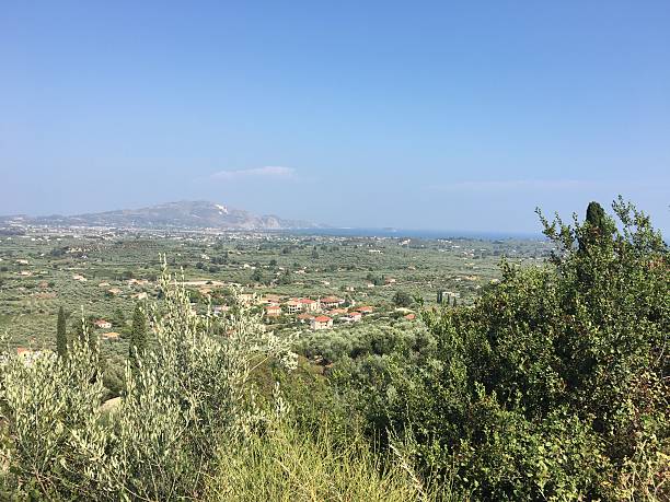 istock Awesome view from the top of hill, Zakynthos, Greece 628865562