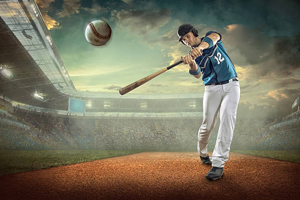 istock Baseball players in action on the stadium. 628874716