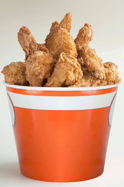 istock Bucket of fried chicken 628876388